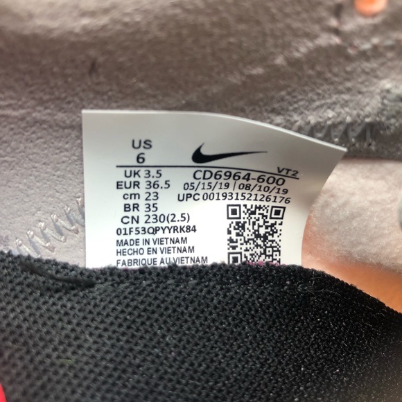 Nike Wmns React Element 55 PRM Light Soft Pink Women Running Shoes CD6964-600 - Picture 10 of 10